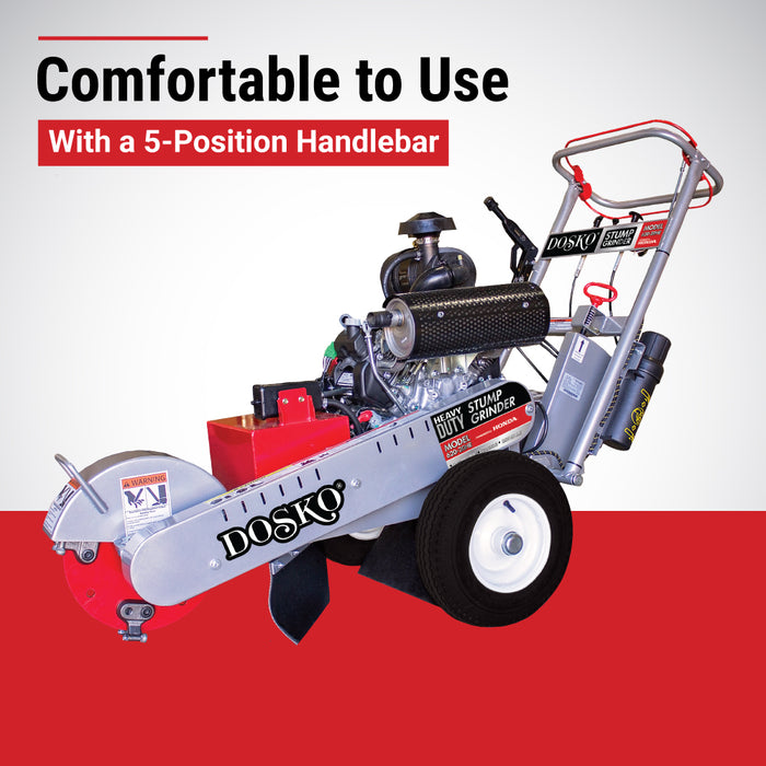 Dosko Stump Grinder, 20 HP Walk-Behind, Honda GX630 – 620-20HE