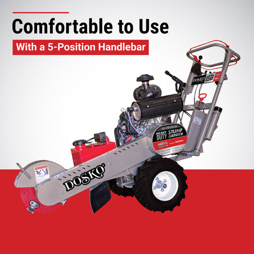 Dosko Stump Grinder, 20 HP Self-Propelled, Honda GX630 – 691SP-20HE