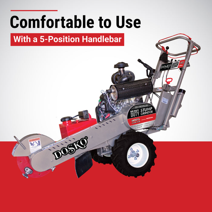 Dosko Stump Grinder, 20 HP Self-Propelled, Honda GX630 – 691SP-20HE