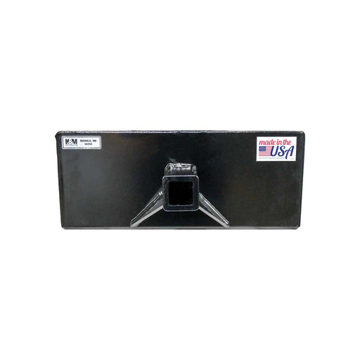 GREYWOLF 2-In. Receiver Hitch Plate Attachment for Mini Skid Steer Loaders, Black Powder Coat – 1060