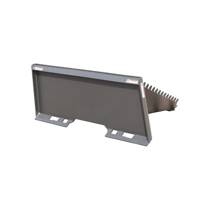 GREYWOLF Stump Bucket Attachment for Skid Steer Loaders, Gray Powder Coat – 1062