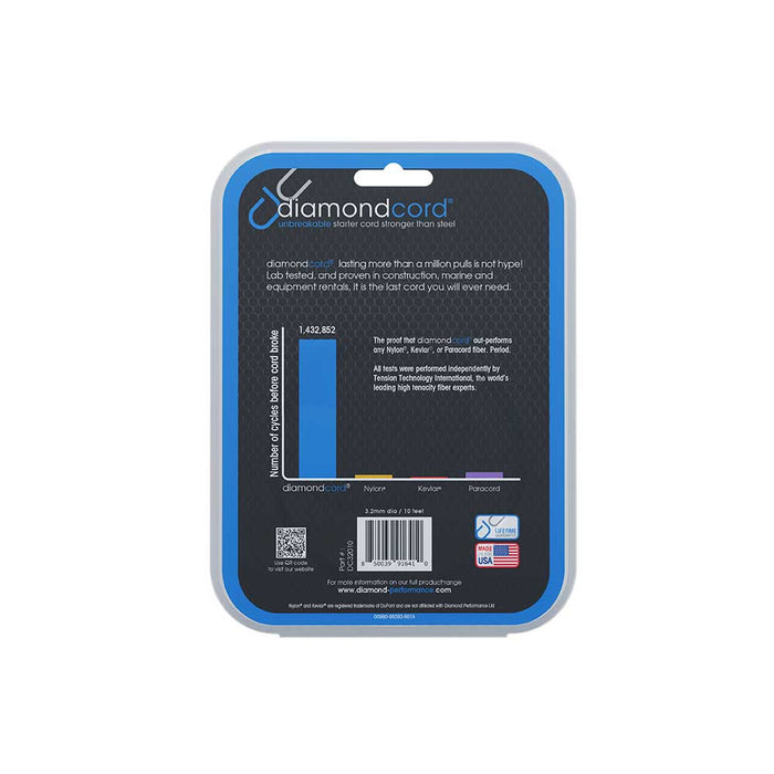 Diamondcord Pre-Cut Length, 3.2mm x 10-Ft., Case of 10 – DC32010PK10