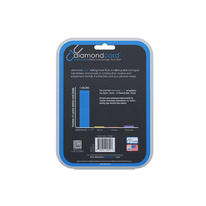 Diamondcord Pre-Cut Lengths, 3.6mm x 10-Ft., Case of 10 – DC36010PK10