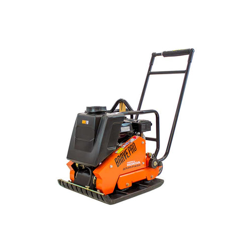 BravePro Forward Plate Compactor, 20 In., Rubber Mat, Tank, and Wheel Kit, Honda GX160 – BRPFP145H