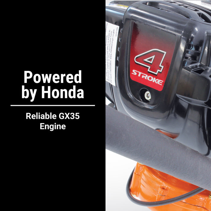 BravePro One-Man Auger, 1 in. Round, Honda GX35 – BRPA180H