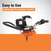BravePro One-Man Auger, 1 in. Round, Honda GX35 – BRPA180H