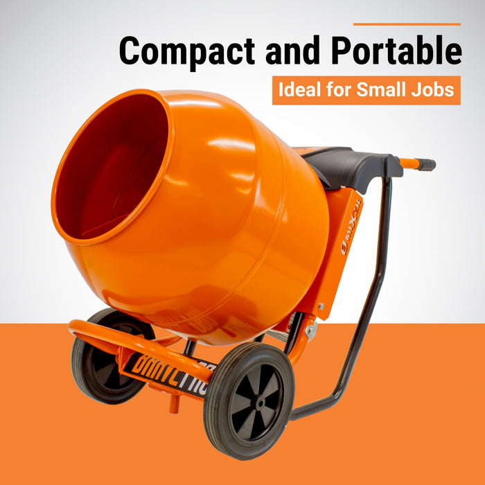 BravePro MIXZR Direct Drive Cement Mixer, 5 Cu. Ft. – GPE211005