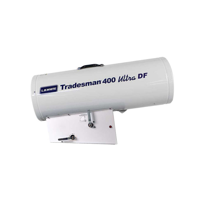 L.B. White Tradesman 400 Ultra DF, 250,000 - 400,000 BTU/Hr, LP/NG, w/ Diagnostic Light