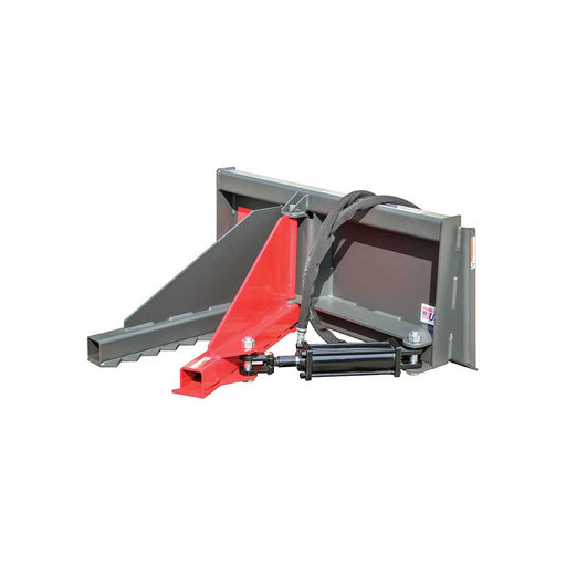 GREYWOLF Tree Puller Attachment for Skid Steer Loaders, Gray/Red Powder Coat – 1067