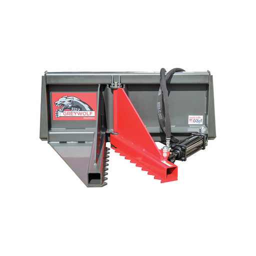 GREYWOLF Tree Puller Attachment for Skid Steer Loaders, Gray/Red Powder Coat – 1067