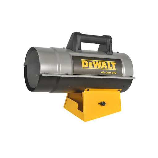 DEWALT Forced Air Heater, DXH40FA, 40K BTU/hr, Propane – F340705