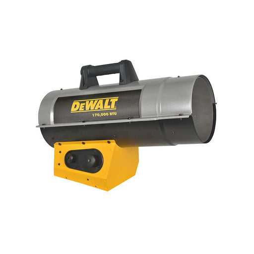 DEWALT Forced Air Heater, DXH170FAVT, 125K/170K BTU/hr, Propane – F340730