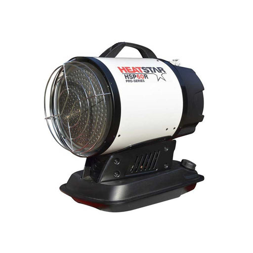 HeatStar Portable Radiant Heater, HSP60R Pro Series, 58K BTU/hr, Kerosene/Diesel/Oil – F105155