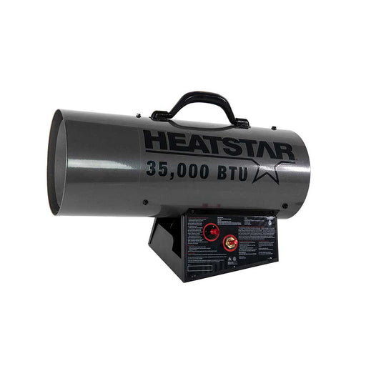 HeatStar Portable Forced Air Heater, HS35FA, 35K BTU/hr, Propane – F105505