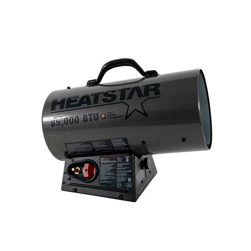 HeatStar Portable Forced Air Heater, HS85QFAV, 85K BTU/hr, Propane – F105507