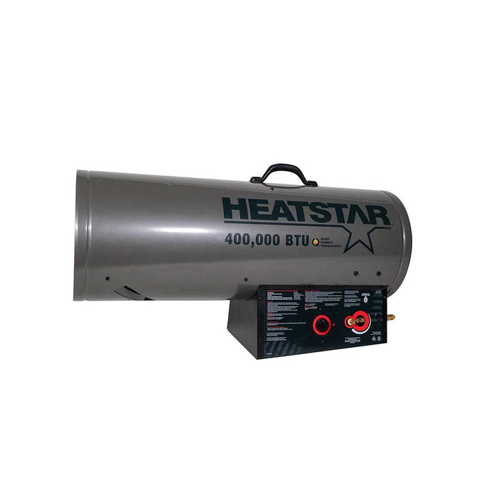 HeatStar Portable Forced Air Heater, HS400FAVT, 400K BTU/hr, Propane – F105510