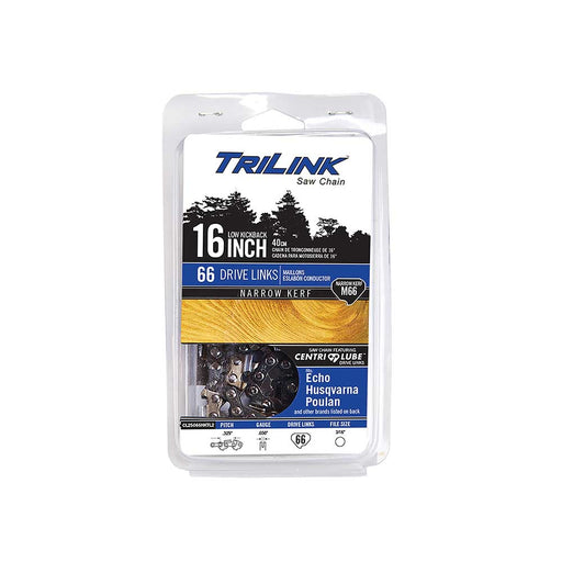 TriLink Saw Chain, 16 In., 66 DL, .325 In., .050 In., Semi-Chisel Standard Narrow Kerf – CL25066NKTL2
