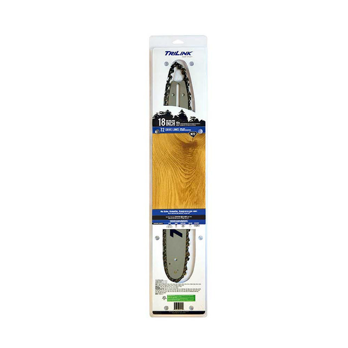 TriLink 18 In. Bar and Chain Combo, 72 DL, .325 In., .050 In., Semi-Chisel Reduced Kickback – BL2501872-11095TL2