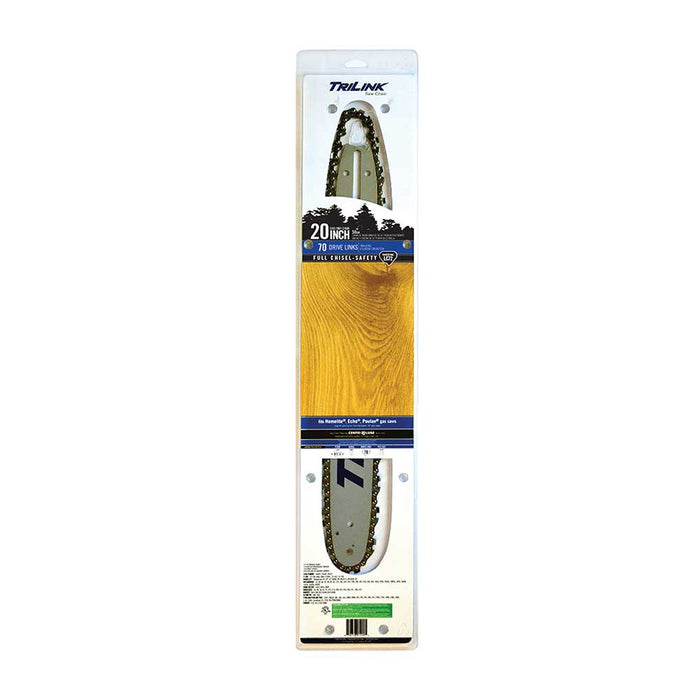 TriLink 20 In. Bar and Chain Combo, 70 DL, 3/8 In., .050 In., Chisel Reduced Kickback – BL8502070-4176TL2
