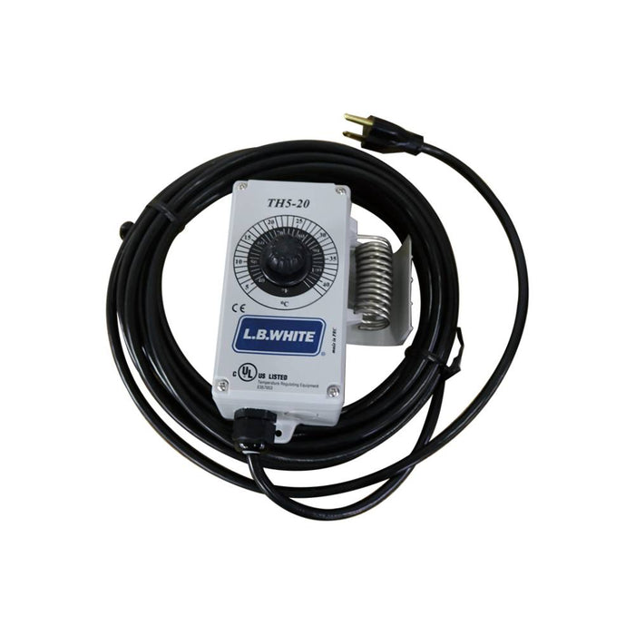 L.B. White Foreman NEMA 4X remote thermostat - 1-stage unit with 25 ft. cord and 15 amp plug shown
