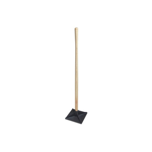 Beton Trowel BT Cast Iron Hand Tamper, 10 In. X 10 In., Wooden Handle – BT305HTC