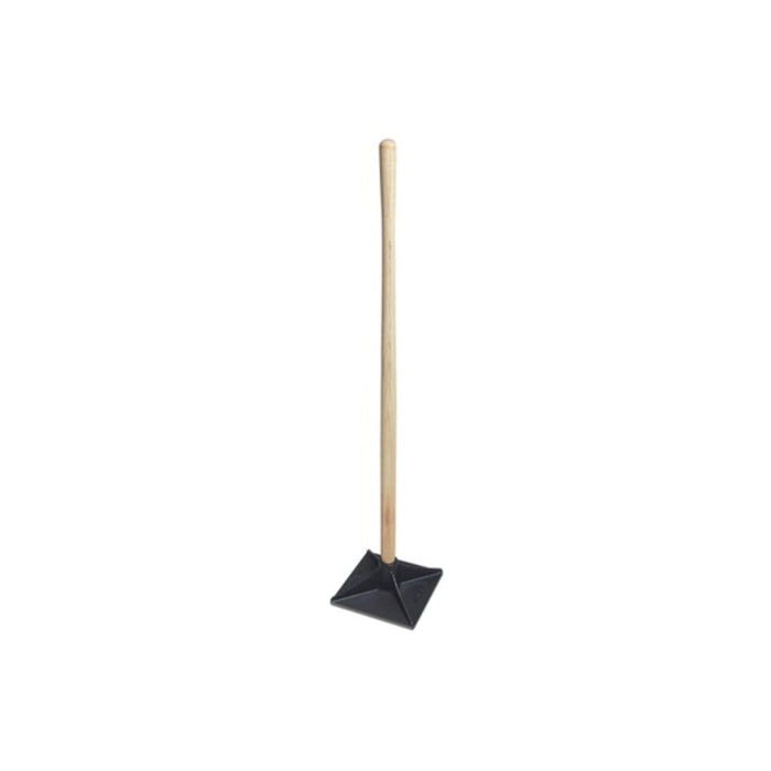 Beton Trowel BT Cast Iron Hand Tamper, 10 In. X 10 In., Wooden Handle – BT305HTC