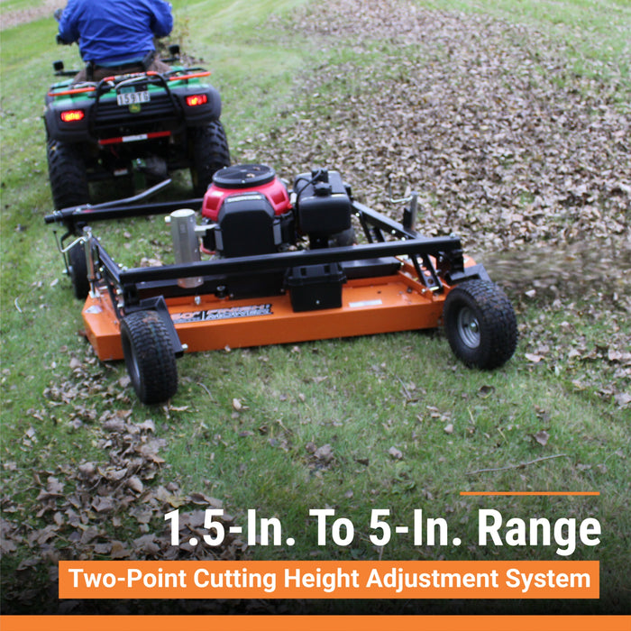 BravePro Finish Cut Pull-Behind Mower, 60 in. Deck, GXV630 Honda Engine – BRPFC112HE