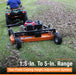 BravePro Finish Cut Pull-Behind Mower, 60 in. Deck, GXV630 Honda Engine – BRPFC112HE