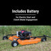 BravePro Rough Cut Mower, 44 in. Towable, Honda GXV630 – BRPRC108HE