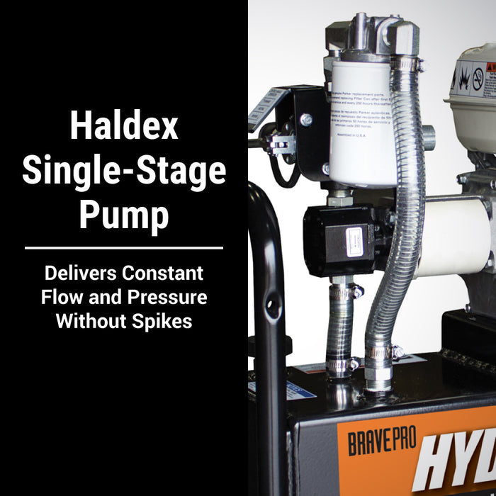 BravePro Hydra Buddy, Hydraulic Power Pack, 900 PSI, 7 GPM, Recoil Start, Honda GX160 – HBH16GX
