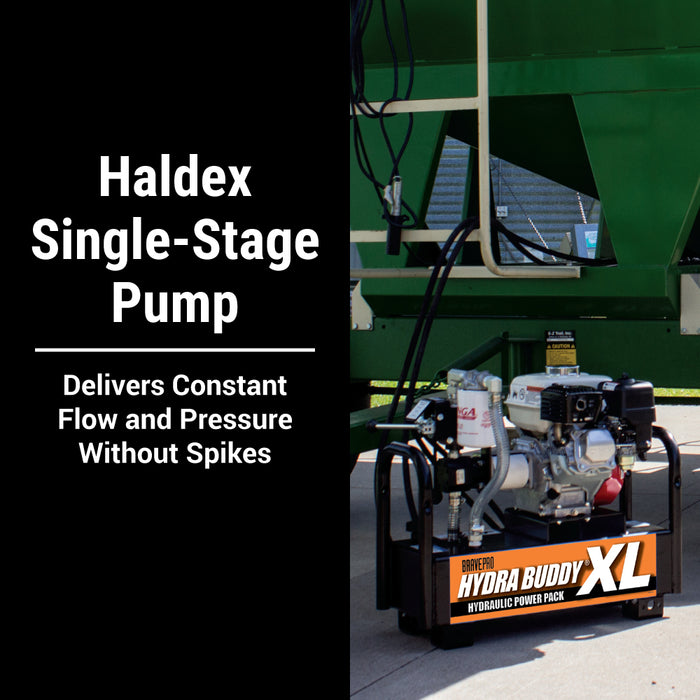 BravePro Hydra Buddy, Hydraulic Power Pack, 1,500 PSI, 7 GPM, Recoil Start, Honda GX270 – HBHXL16GX