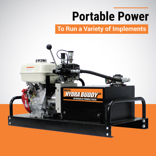 BravePro Hydra Buddy, Hydraulic Power Pack, 2,000 PSI, 5.5 GPM, Recoil Start, Honda GX270 – HBHR280GX