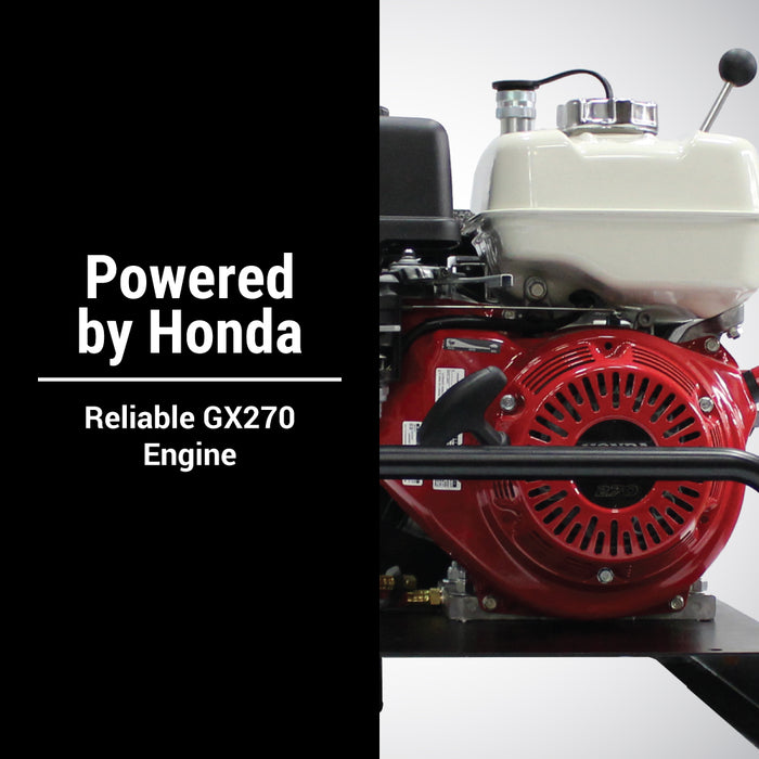 BravePro Hydraulic Power Pack, 2,000 PSI, 5.5 GPM, Electric Start, Honda GX270 – HBHR280GXE