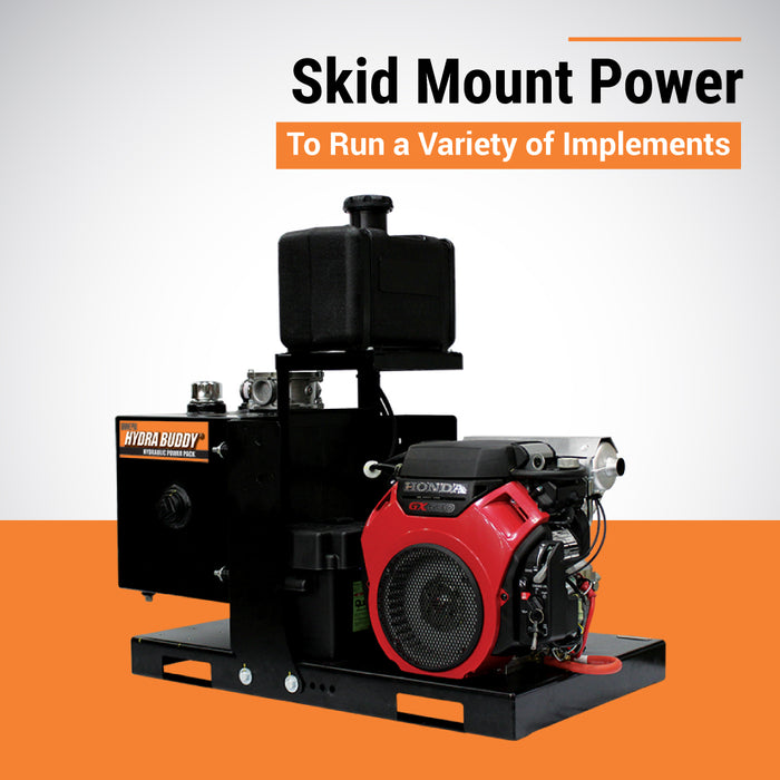 BravePro Hydraulic Power Pack, 3,000 PSI, 9 GPM, Electric Start, Honda GX630 – HBHS600GXE