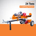 BravePro Log Splitter, 24-Ton, Honda GX160 – VH1724GX