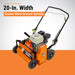 BravePro Power Rake Dethatcher, 20 in. Width – GX160