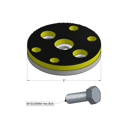 WerkMaster 3 In. Low Profile Pad Driver – 008-0611-00
