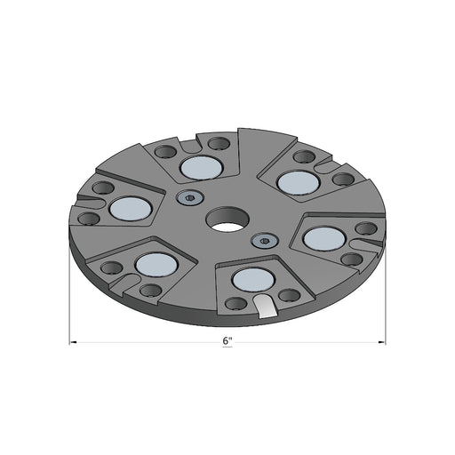 WerkMaster 6 In. Plug N Go Steel Plate, Raider XL5 – 008-0623-00