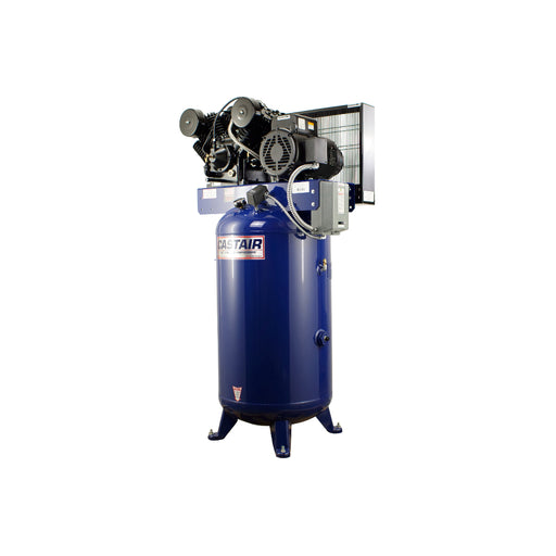 CASTAIR Compressor, Industrial Series, 80 Gal. Vertical, 7.5HP 1-Ph 230V, 28.1 CFM @175 PSI – I718VC2-S