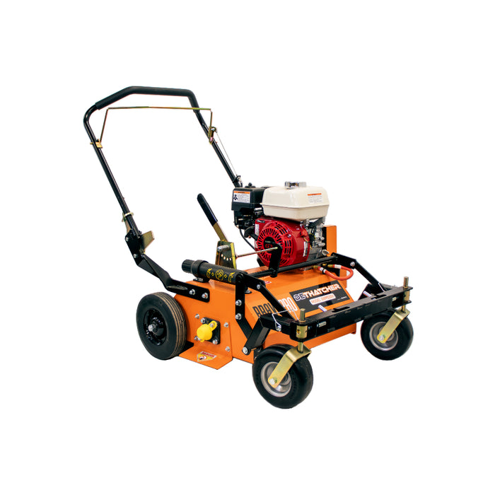 BravePro "U Turn" Power Rake Dethatcher, 20 In. Width – GX160