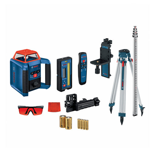 Bosch MT Leveling Exterior, GRL2000-40HVK, Self-Leveling Rotary Laser Kit
