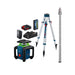 Bosch MT Leveling Exterior, 18V Green-Beam H/V Rotary Laser Kit – GRL18V-34K