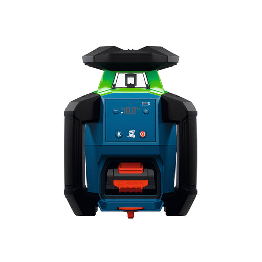 Bosch MT Leveling Exterior, 18V Green-Beam H/V Rotary Laser Kit – GRL18V-34K