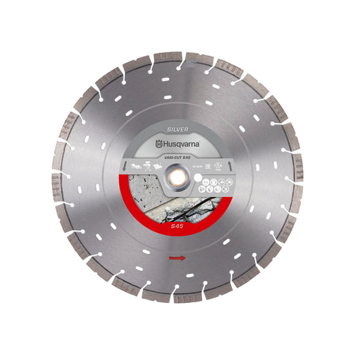 Husqvarna VARI-CUT S45, Diamond Saw Blade, 14 In. x 0.125 In. x 1DP-20mmB, 534973120