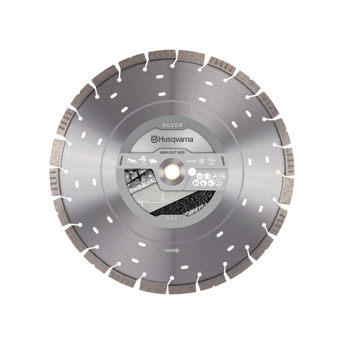 Husqvarna VARI-CUT S65, Diamond Saw Blade, 14 In. x 0.125 In. x 1DP-20mmB, 534973220