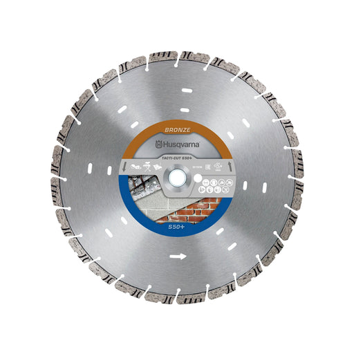 Husqvarna TACTI-CUT S50+, Diamond Saw Blade, 14 In. x 0.125 In. x 1DP-20mmB, 582705202