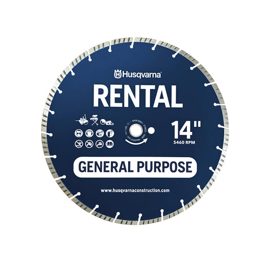 Husqvarna Diamond Saw Blade, 14 In. x 0.125 In. x 1DP-20mmB, 540818801