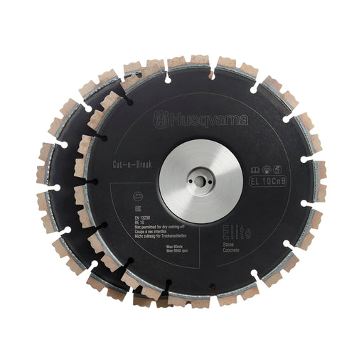 Husqvarna EL10 Cut-n-Break, Diamond Saw Blades, Set of 2 Blades, 597807901