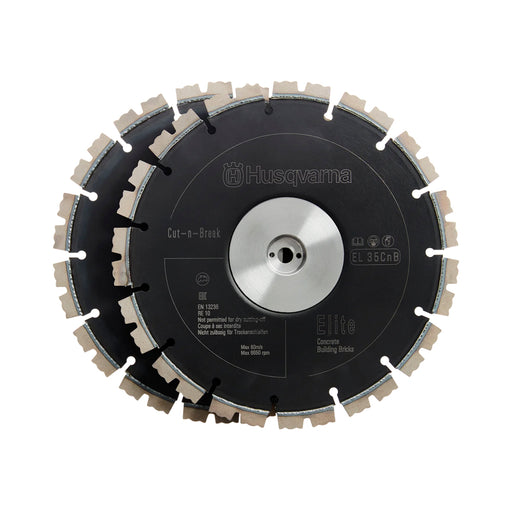 Husqvarna EL35 Cut-n-Break, Diamond Saw Blades, Set of 2 Blades, 597808001