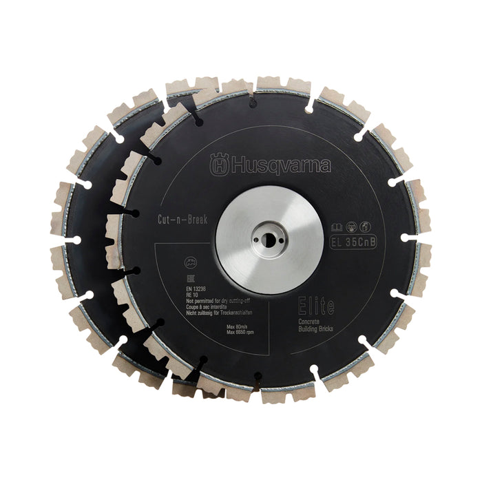Husqvarna EL35 Cut-n-Break, Diamond Saw Blades, Set of 2 Blades, 597808001